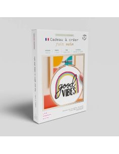 Kit de bordado French'kits - Buenas vibras 2
