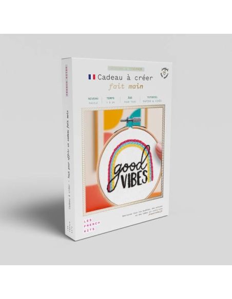 Kit de bordado French'kits - Buenas vibras
