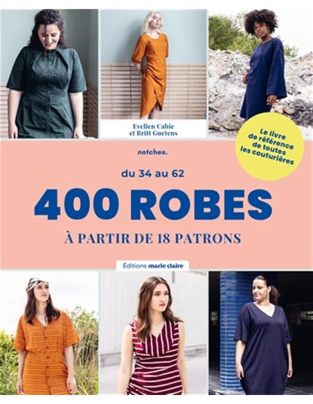 Libro 400 vestidos a partir de 18 patrones