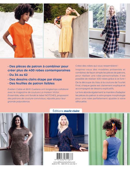 Libro 400 vestidos a partir de 18 patrones