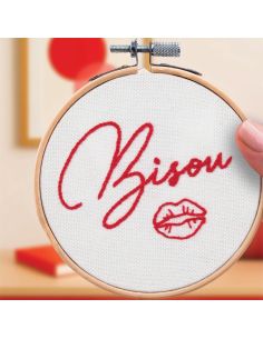 Kit de bordado French'kits - Beso