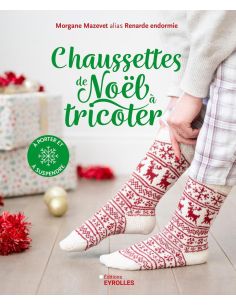 Libro de calcetines de Navidad para tejer
