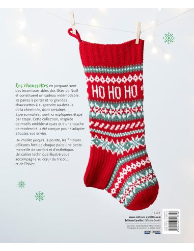 Libro de calcetines de Navidad para tejer
