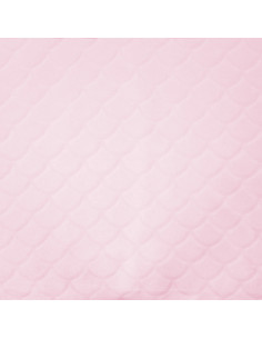 Tejido minky sirena - Rosa empolvado 2