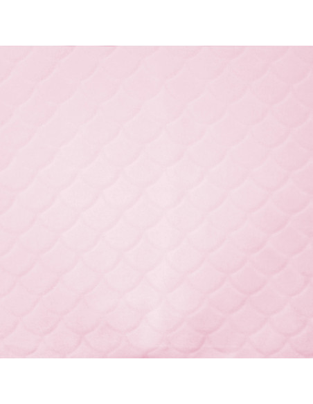 Tejido minky sirena - Rosa empolvado