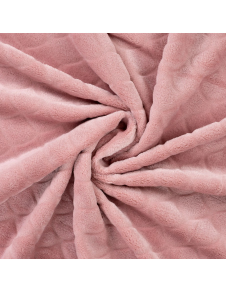 Tejido minky sirena - Rosa viejo