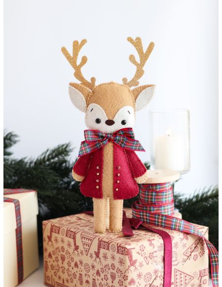 Mi decoración navideña de fieltro - 4 adornos de Navidad