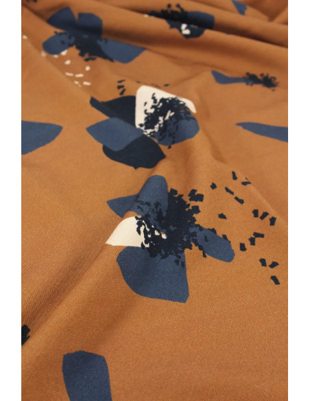Tejido sudadera Anémona Camel - Églantine & Zoé