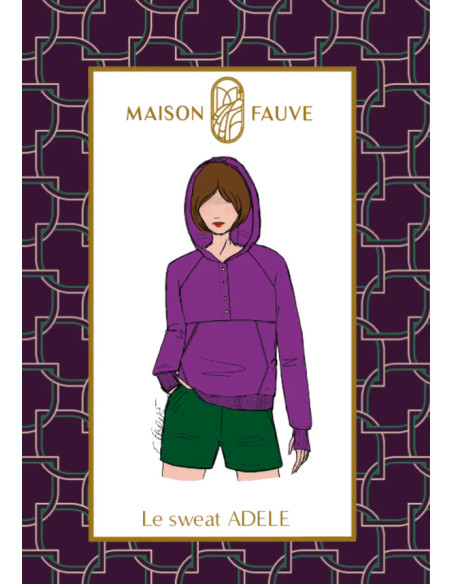 Patrón de sudadera Adèle - Maison Fauve