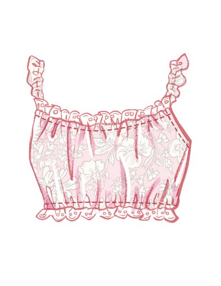 Patrón de top y short - McCall's 8613