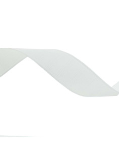 Grosgrain sube falda 25 mm - Blanco