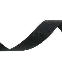 Grosgrain sube falda 25 mm - Negro