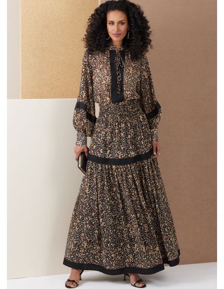 Patrón de blusa - Vogue 2127