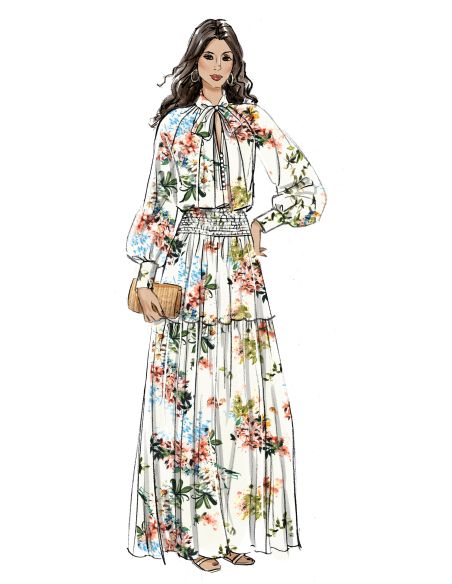 Patrón de blusa - Vogue 2127