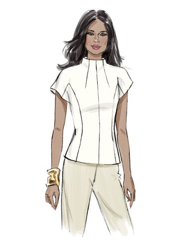 Patrón de blusa - Vogue 2134