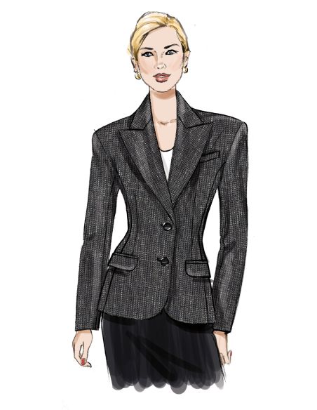 Patrón de chaqueta - Vogue 2136