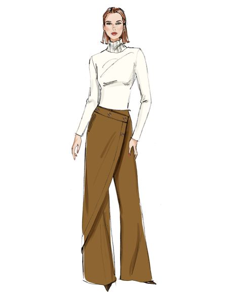 Patrón de pantalón - Vogue 2138