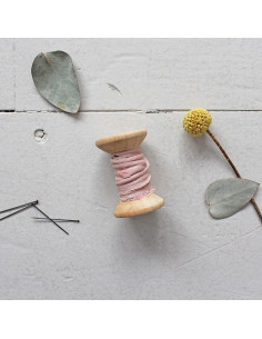 Piping de viscosa Moonstone Pink por metro - Atelier Brunette
