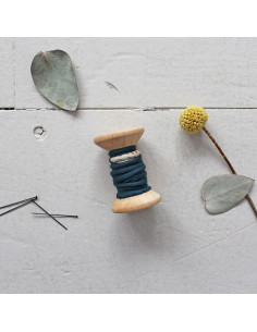 Piping de viscosa Moonstone Green por metro - Atelier Brunette