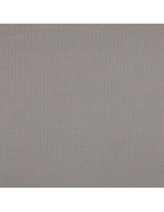 Tejido de punto jersey de algodón fino acanalado - Gris 2