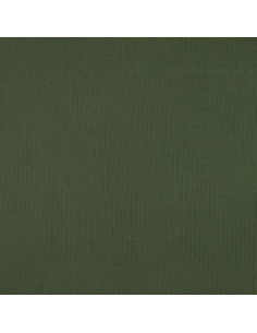 Tejido de punto jersey de algodón fino acanalado - Verde oscuro 2