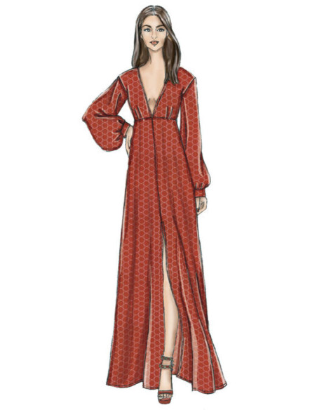 Patrón de vestido - Vogue 9311