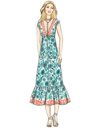Patrón de vestido - Vogue 9311