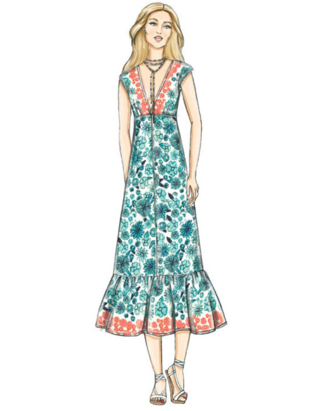 Patrón de vestido - Vogue 9311