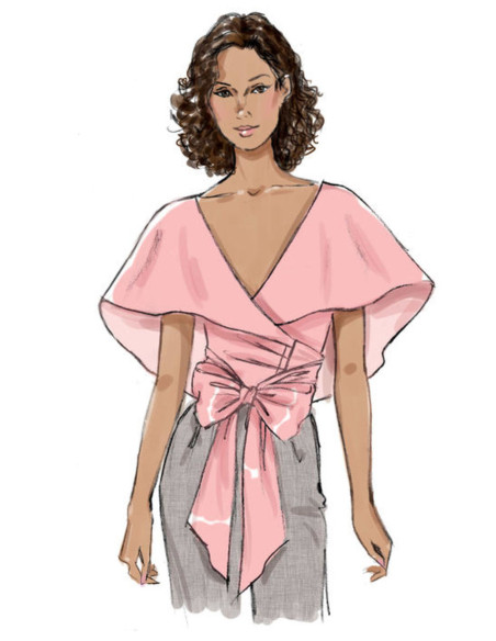 Patrón de blusas - Vogue 9315