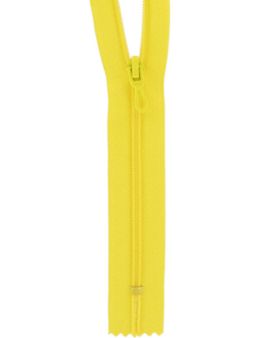 Cremallera de nylon - Amarillo canario