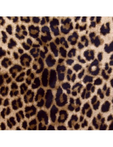 Tejido de piel sintética animal - Leopardo