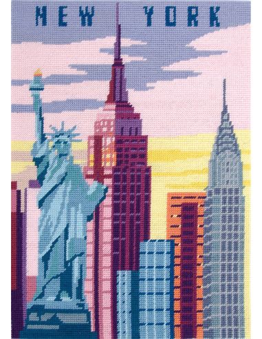 Kit de Lienzo Penélope DMC - Nueva York