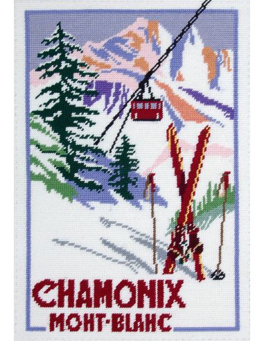 Kit de Lienzo Penélope DMC - Chamonix