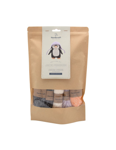 Kit de tejido - Jack el pingüino