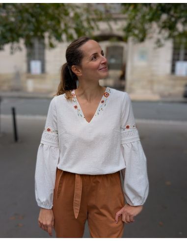 Patrón de blusa Myrtille - Anna Rose patterns