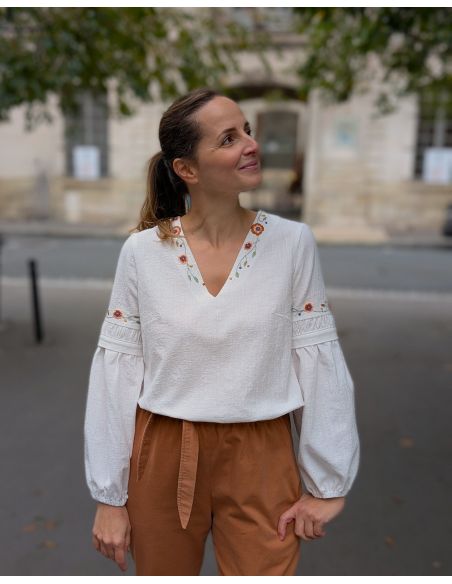 Patrón de blusa Myrtille - Anna Rose patterns