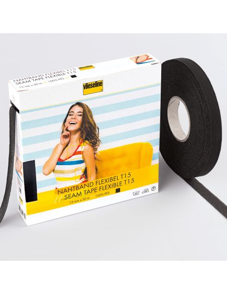 Soporte de línea recta extensible Vlieseline - Negro