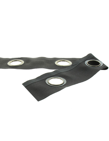 Banda con ojales cañón de fusil - Gris oscuro