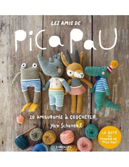 Libro los amigos de Pica Pau - 20 amigurumis para tejer a crochet