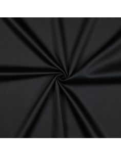 Tejido de satén de algodón - Negro