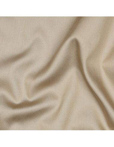 Tejido de satén de algodón - Beige