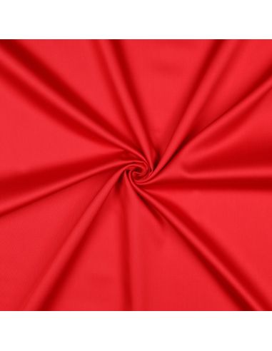 Tejido de satén de algodón - Rojo