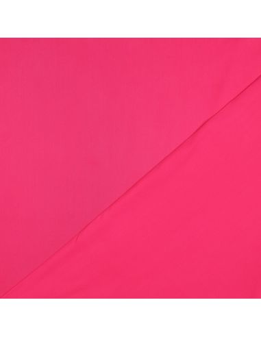 Tejido de satén de algodón - Rosa vivo