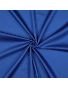 Tejido de satén de algodón - Azul cobalto