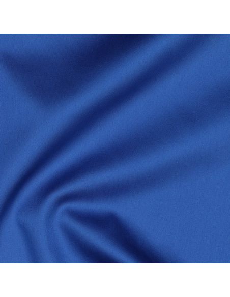 Tejido de satén de algodón - Azul cobalto