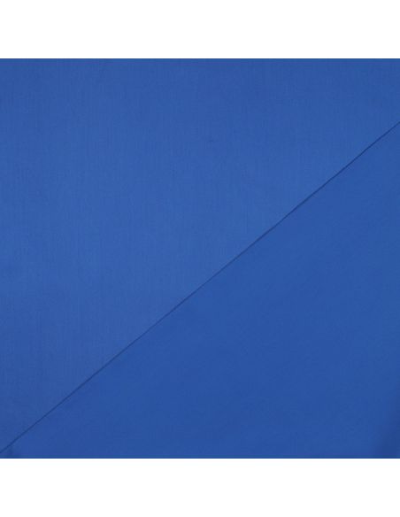 Tejido de satén de algodón - Azul cobalto