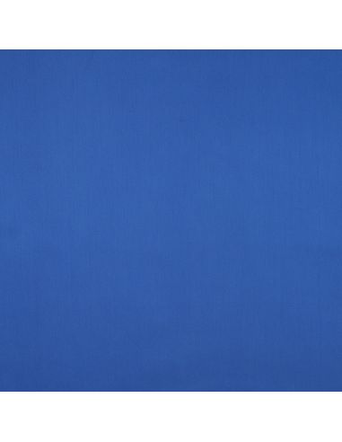 Tejido de satén de algodón - Azul cobalto