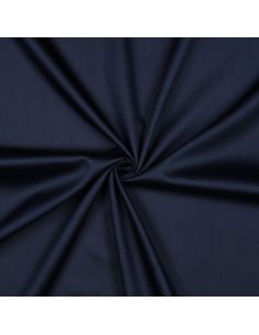 Tejido de satén de algodón - Azul marino