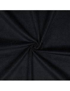 Tejido de pana de algodón - Negro