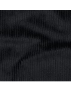 Tejido de pana de algodón - Negro 2